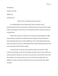 Mark Twain Paper