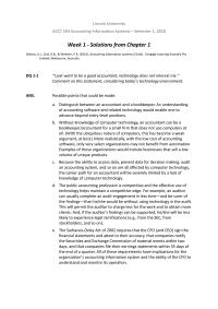 Accounting Information Systems