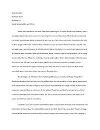 Social Responsibility and Ethics