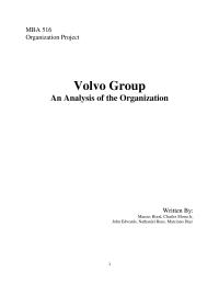 Volvo Group: An Analysis of the Organization