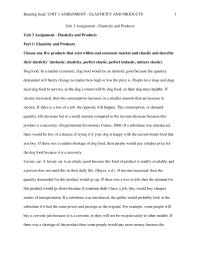 Elasticity and Products