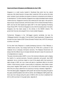 Econs Import and Export Singapore