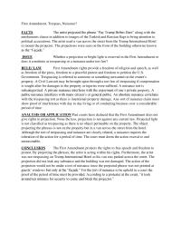 Discussion First Amendment