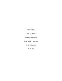 Marketing Paper