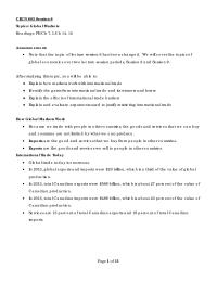 ECN 603 CECN 603 Session 8Topics