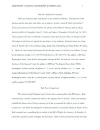 Indiana Government & Foreign Law