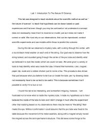 Lab 1 Lab 1 Introduction To The
