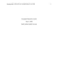 Conceptual framework Running