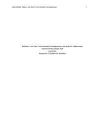 Berkeley Lab: Road to Recovery