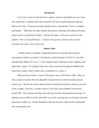 Coca Cola Case Analysis