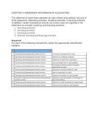 Accounting CHAPTER 4 HOMEWORK
