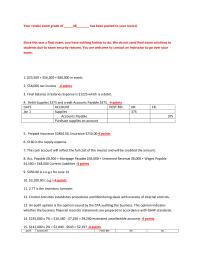 Final Exam Your retake exam grade
