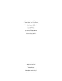 Take home exam essay