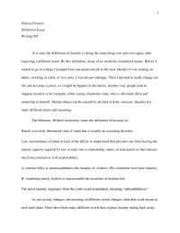 Definition Essay