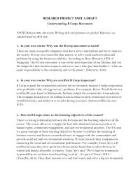 Life RESEARCH PROJECT PART A