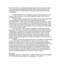 The Ethical Dilemma