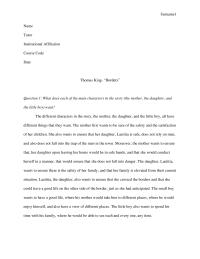 Thomas King- “Borders”