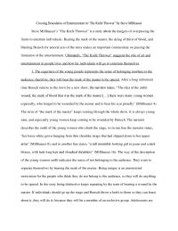 Crossing Boundaries of Entertainment in “The Knife Thrower” by Steve Millhauser