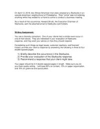 Diversity Management Starbucks