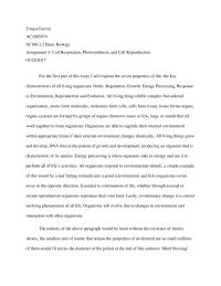 Basic Biology Assignment 3