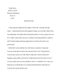 Steering Through Chaos Reflection ch. 1