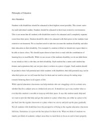 philosophy of education