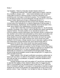 What Our Education Needs is More F’s