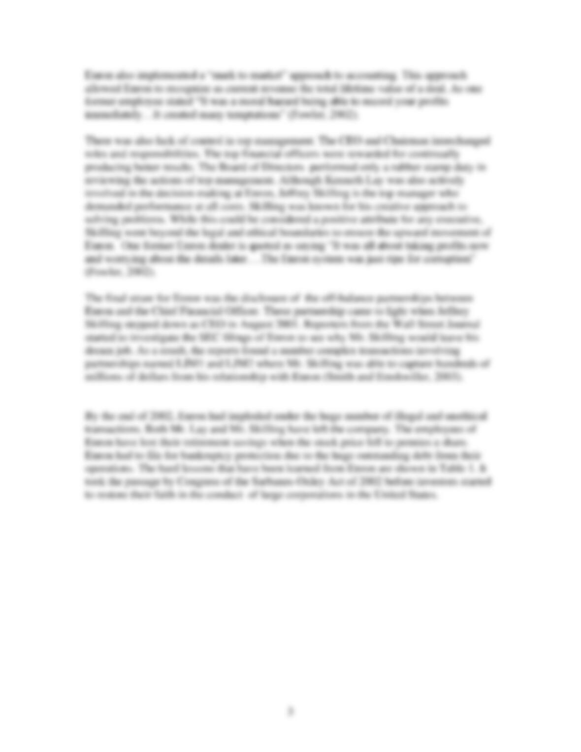 Enron summary essay image