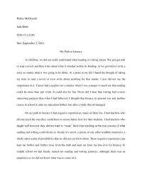 My Path to Literacy