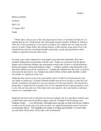 Color Essay