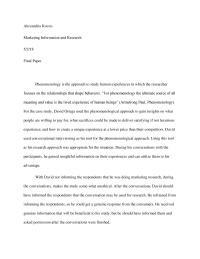 marketing info and research