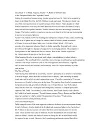 M&a Case Study 31 Mittal