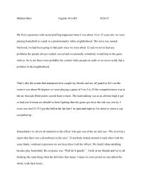 English essay Mikhial