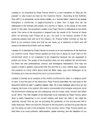 Laudato Si (An Encyclical by Pope Francis)