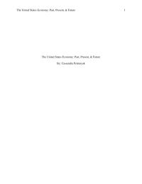 Economics The United States