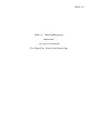 Week 7 Harvard Case