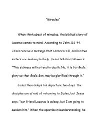 miracles