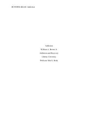 Models of Addiction
