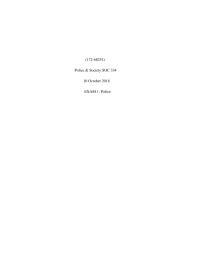 SOC334 Exam 1