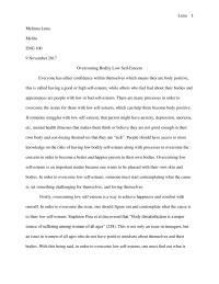 Overcoming bodily low self-esteem