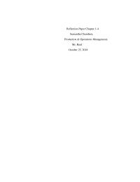 production and management