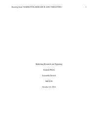 Business Environment and Marketing Research