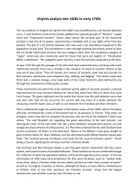 U.S History, first assignment