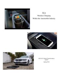 Technology Case Assessment: Wireless Charging in the Automobile Industry