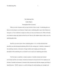 The Marketing Plan
