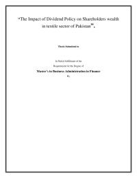 Finance Thesis