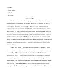 Immigration Paper