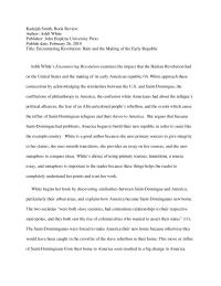 Encountering Revolution: Hatti and the making of the Early Rpublic
