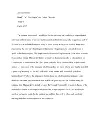 Babel’s “My First Goose” and Fiction Elements