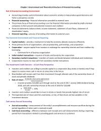 Intermediate Accounting Chapter 1 Notes